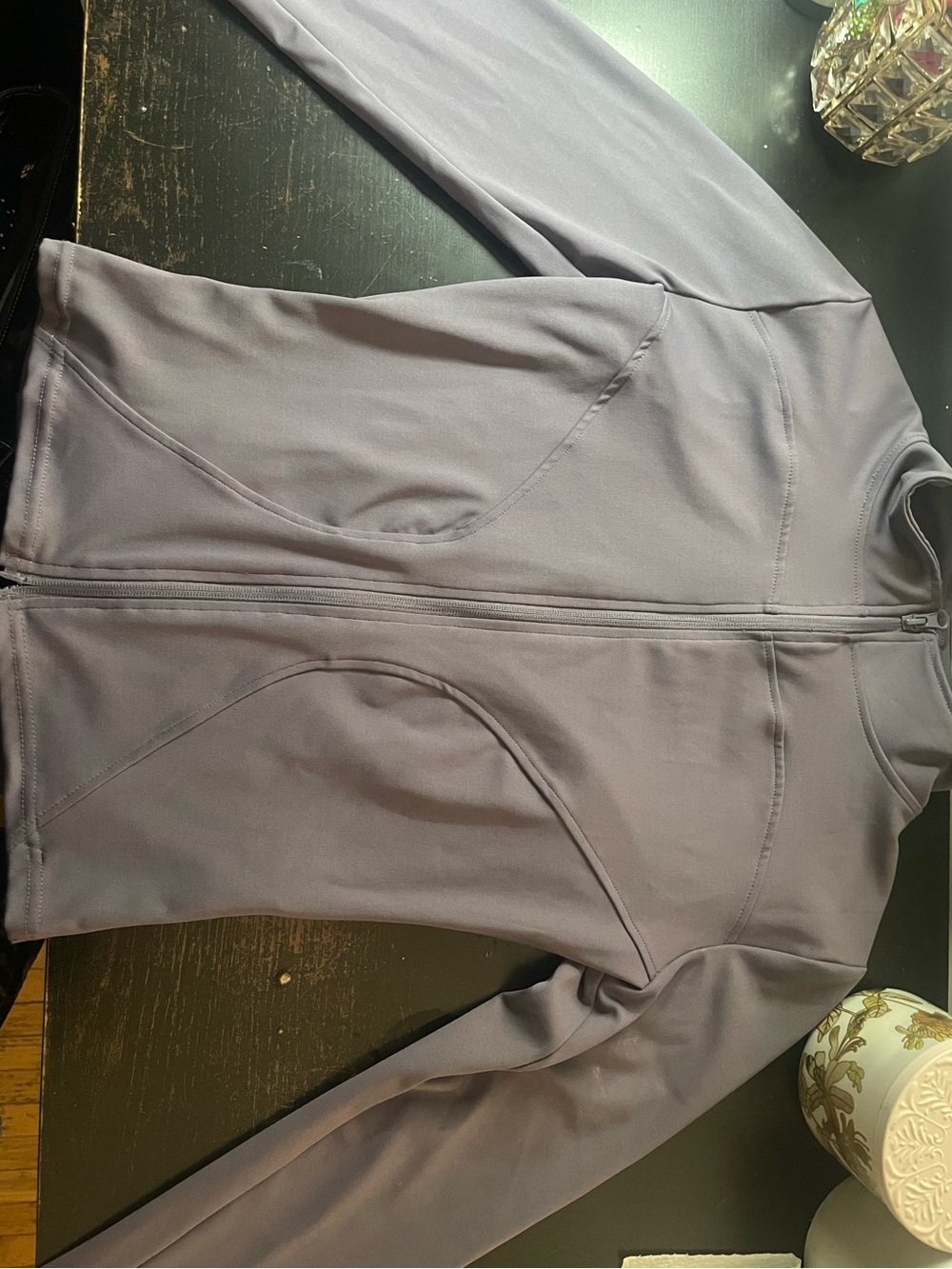 Lavender Lightweight Zip-Up Jacket